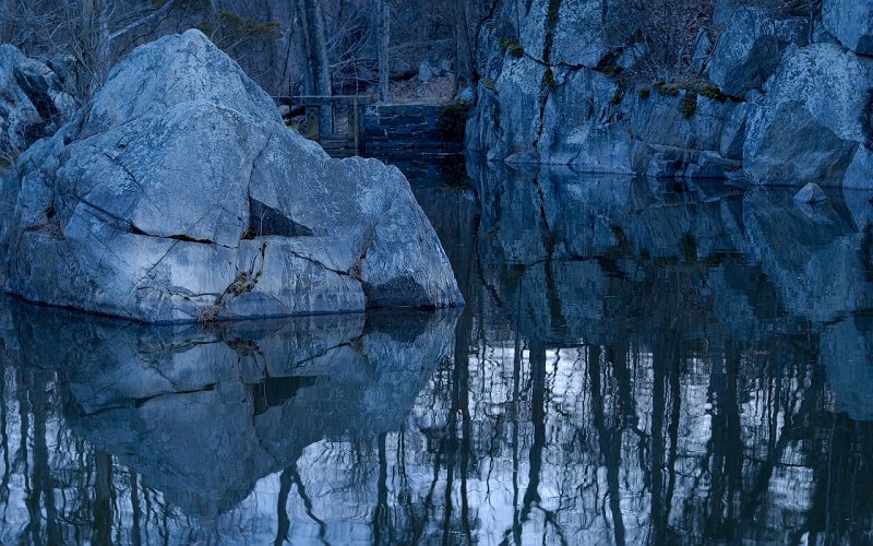 Large Holding Pond on the C&O Canal