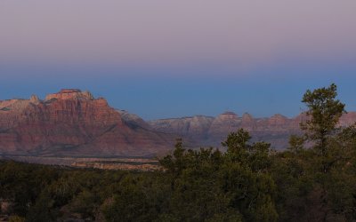 Earth Shadow at Zion