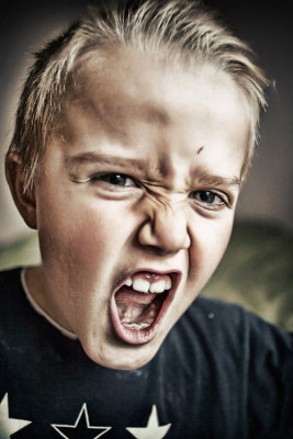 scary face