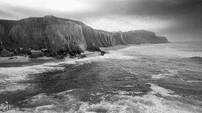 cloudy cliffs