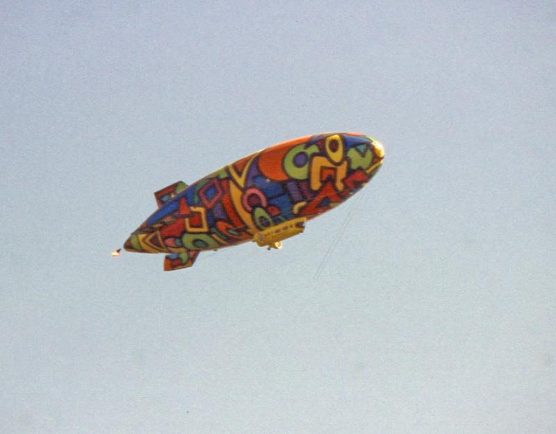 BLIMP OVER QUEEN MARY 2