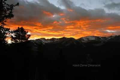 Sunset at RMNP