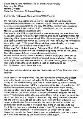 Battle of Iwo Jima Pg 1
