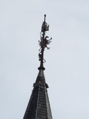 Spire near Albertina Place Brussels BEL