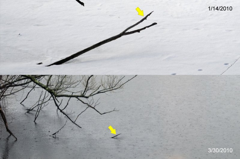 Canada Pond water level