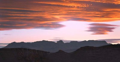 Chisos Mountains Sunset. BBNP.jpg 1989C0106