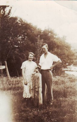 Jean Halsall and Ian Brown and kookaburra