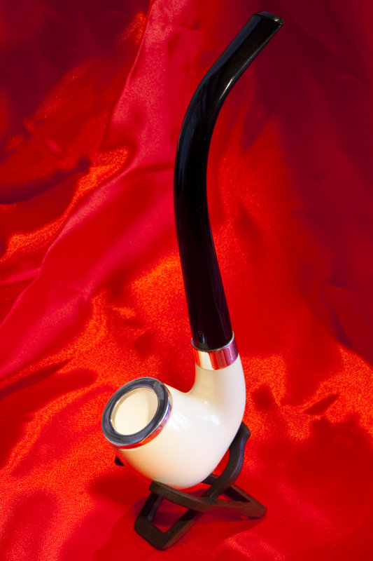 Dream No 2 - the reality with long stem  (meerschaum tobacco pipe)