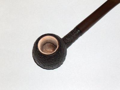 Buccaneer - before (tobacco pipe with meerschaum inlay)