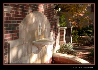 Fountain by Kirby Hall