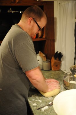 Tim kneeding the Christmas bread.jpg