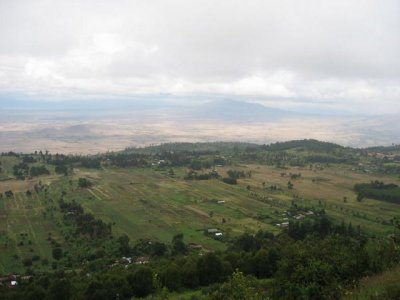 The Rift Valley from 8000 feet