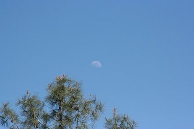 Moon at Tehachapi Loop
