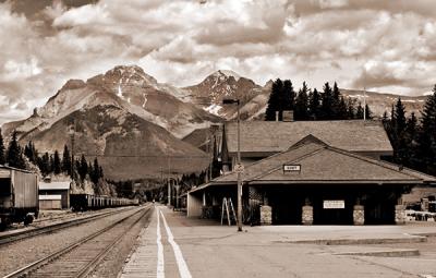 Banff train station