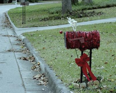 Rudolph The Red Nosed MailBox