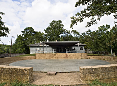 Back patio and dance floor