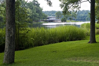 Boathouse from camping area