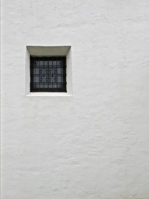 Window and white wall