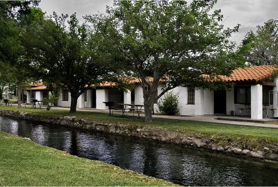 Motel and canal