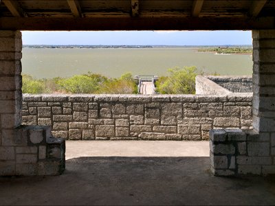 View west from observation tower