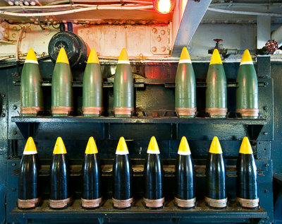 Shells: armor piercing and high explosive