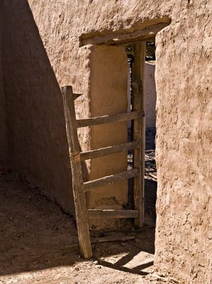 Door and ladder