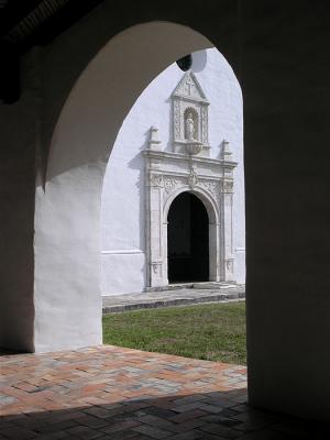 Chapel entrance and arch