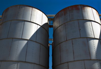 Oil tanks, Lockhart, TX
