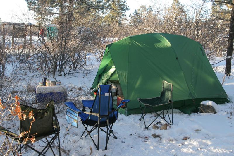 My tent for night.