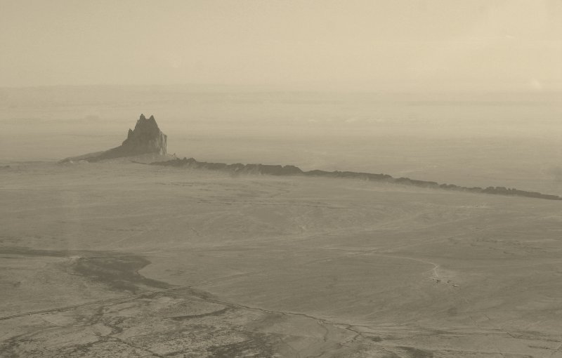 Shiprock Aerial