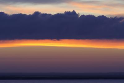 Sunset near Vaigach Island