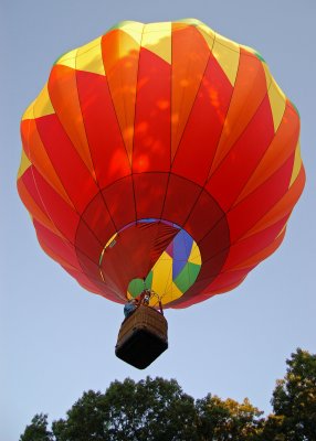 Chasing a balloon on Sep. 1, 2008