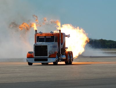ShockWave Truck with a jet engine