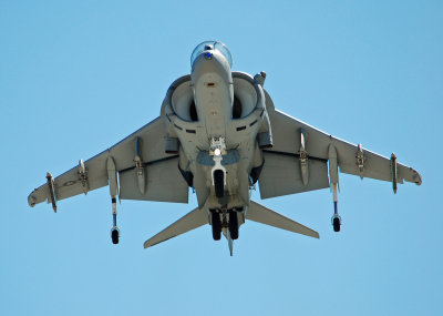 AV-8A Harrier hovering