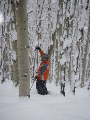 Kenny in the BC trees!