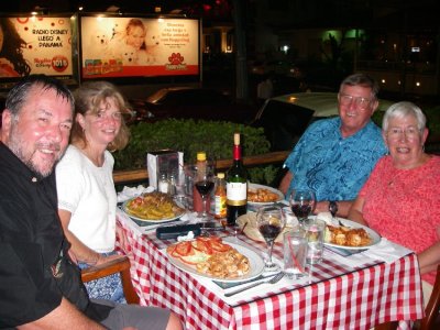 125 Dinner with Pete and his folks Albin and Glenda Brandsetter.JPG