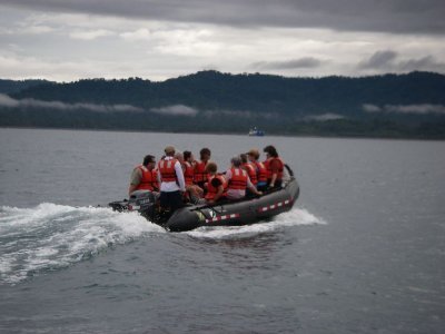 9 First Zodiac to Manuel Antonio Nation Park.JPG