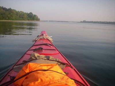 First paddle of the season - Casco Bay