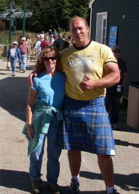 At the NH Highland Games with the strongest man