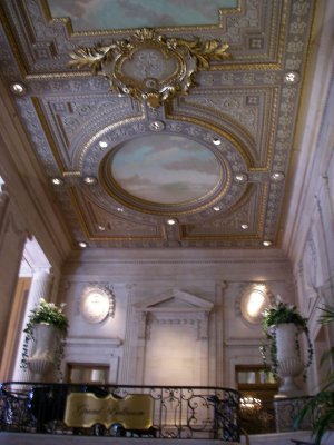 Lobby ceiling