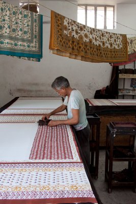 Block printing factory