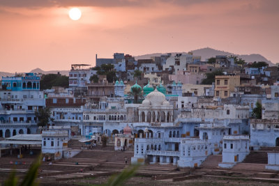 Sunset on Pushkar