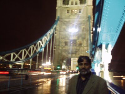 Raja Bashrat, Tower bridge london