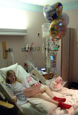Emily's surgery Feb. 2006