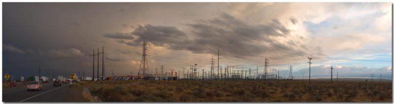 Kramer Junction storm clouds