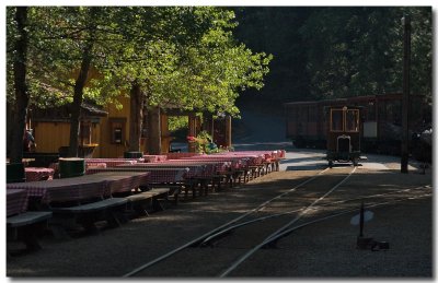 Picnic by the tracks