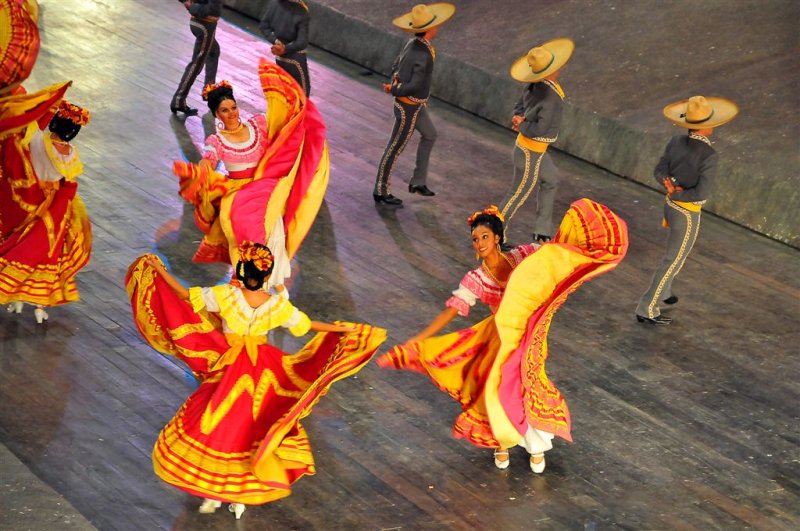 Dancers from Tobasco, Xcaret Show