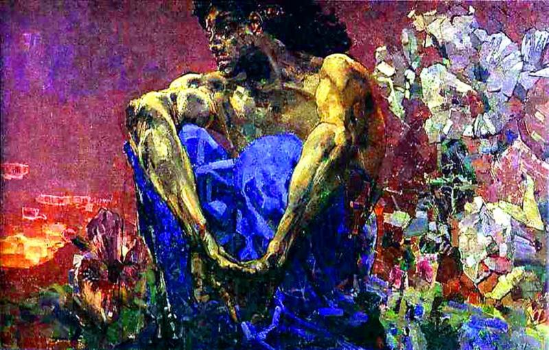 Symbolism By Michael Vrubel, - The Sitting Demon