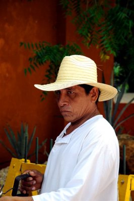 Don Jose is Waiving Sisal Rope, Yucatan Hacienda