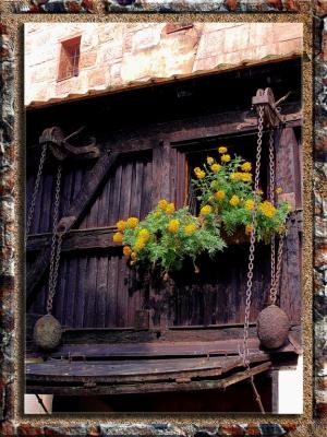 XIV Century Old Window in Nurnberg, Bayern